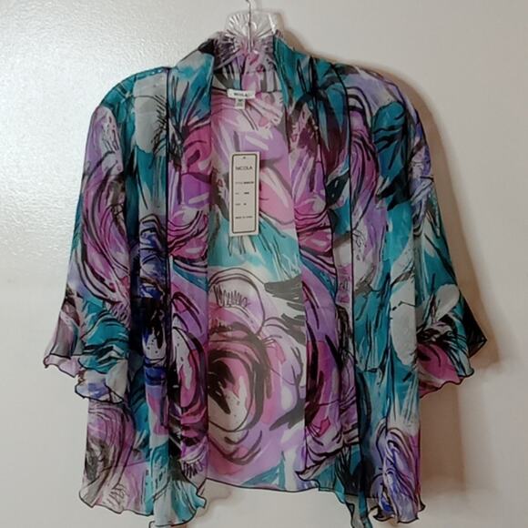 NICOLA Sweaters - NWT Nicola Art to Wear Shrug. Size Medium.